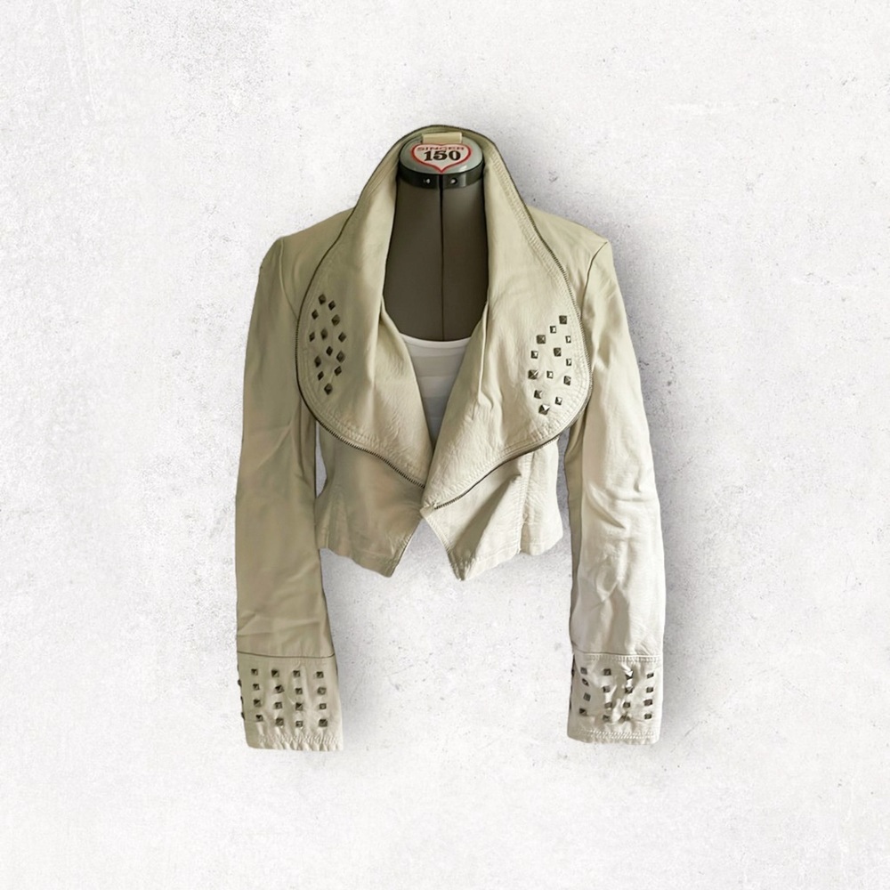 California Vintage Faux Leather Studded Jacket